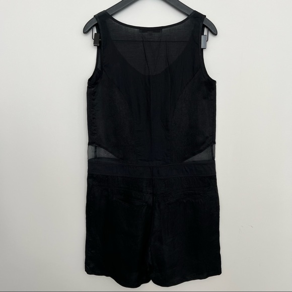 STOLEN GIRLFRIENDS CLUB Black Button Up Romper Size 10 - Picture 4 of 4